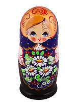 Матрешка 7 в 1 (Цветы, Эскиз 05, Ромашки) (М07220305)