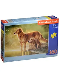 Пазл 180 midi Лучшие друзья (32х23) (B-018253) (Castorland Puzzle) (7+)