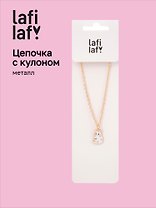 Кулон Котик эзотерика (белый) (металл) (3х1,3) (12-Kainli-K7) (Lafilaf)