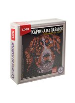 LORI Ап-015 Картина из пайеток Верный пес (20х20см) (набор д/творчества) (4+) (коробка)