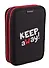 Пенал 2 отделения "Keep Away" 21*14 см,  полиэстер - 2