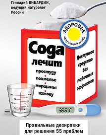 Сода лечит: простуду, похмелье, морщины, изжогу