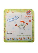 Пазл IQ 3D PUZZLE Снеговик