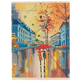 Тетрадь в клетку Unnika, "Графика. Прогулка под дождем", А4, 96 листов