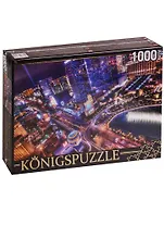 Пазл Königspuzzle 1000 эл.68,5*48,5см. Ночной Лас-Вегас АЛК1000-6480