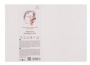 Бумага для акварели белая, 21*30см, плотность 300г, 100% хлопок, 5листов