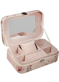 Шкатулка для драгоценностей с зеркалом (23х15х7) кожзам (6711004)