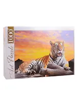 Пазл Тигр на закате Artpuzzle Рыжий кот 1000 элементов ГИАП1000-4427