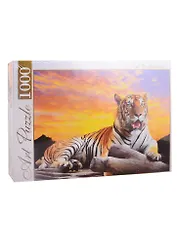 Пазл Тигр на закате Artpuzzle Рыжий кот 1000 элементов ГИАП1000-4427