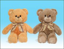 Мягкая игрушка Медведь кор. классический малый (звук) (LA 8516A)