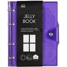 Тетрадь на кольцах «Jelly Book. Juicy» в ассортименте 120 листов в клетку, А5, сменный блок - Listoff
