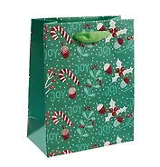 Пакет А6 14*11*7 "Joy" Новый год, бум.мат.ламинат