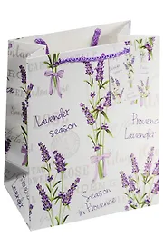 Пакет подарочный бумажный А5 "Lavender is love"