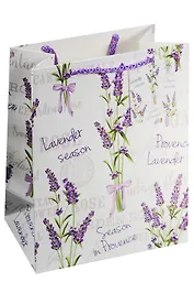 Пакет подарочный бумажный А5 "Lavender is love"
