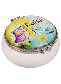 Сувенир, Таблетница Совушки 5*3см