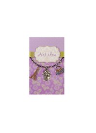 Кулоны в асс. 2 Подвеска Цветок со стразом в горшке (QA 5471) (14021227) (упаковка)