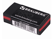 Ластик «BlackJack», Brauberg, прямоугольный, черный