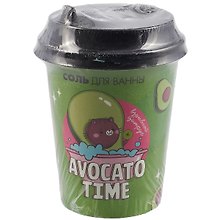 Соль для ванны в стаканчике AVOcato (лайм) (260 г)