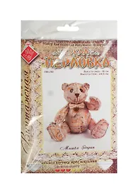 ПВ-701 Набор д/созд. текстильной игрушки Винтажный Мишка Stepan (высота сидя 18см/стоя 24,5см) (упаковка)