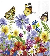 Набор салфеток для декупажа Прекрасные бабочки - 2 шт.