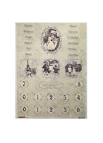 Рис. бумага для декупажа Craft Premier Вечный календарь (CP00133) (А3) (25г/м) (упаковка)