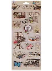 Наклейки 3D Ретро, 2510-9