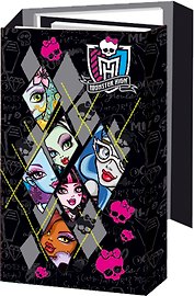Органайзер трехблочный А5- "Monster High" ноутбук, адрес.книга, дневник, инд.уп., Академия Групп