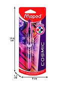Шариковая ручка 4 цвета автоматическая, Cosmic Teens, Maped - 1