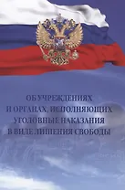 Об учреждениях и органах, исполняющих уголовные наказания в виде лишения свободы. Закон РФ от 21 июля 1993 года № 5473-I