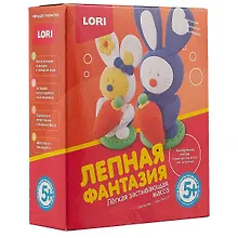 Набор для творчества LORI Лепная фантазия Зайчишки