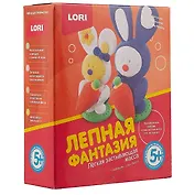 Набор для творчества LORI Лепная фантазия Зайчишки