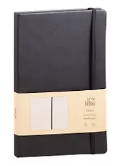 Книга для записей В5 96л кл. "JOY BOOK" черный агат, иск.кожа, тонир.блок, ляссе, инд.уп.