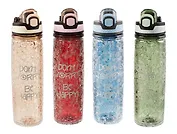 Бутылка с эффектом льда Dont worry be happy (платик) (500мл) (12-16484-202405-B10)