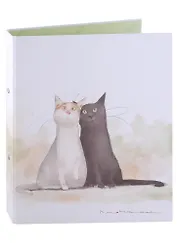 Папка 2кольца А4 "Коты. Павлик и Валера", лам.картон