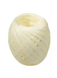 Набор для упаковки, кокон, рафия, 20м, крафт уп., белый