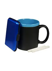 Сувенир Феникс Презент Подарочный набор Синий кружка 300мл+мелки+держатель для пластиковых карт