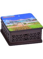 ГС Шкатулка малая резная с заливкой смола Новосибирск вид 2 (хдф) (95x65x52 мм)