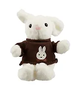 Мягкая игрушка Зайчик в свитере (17х12)