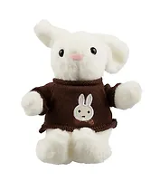 Мягкая игрушка Зайчик в свитере (17х12)