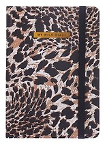 Ежедневник недат. А5 128л "Leopard" тв.обложка, тиснение фольгой