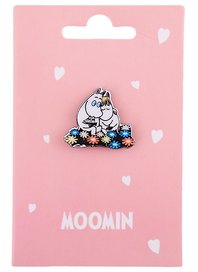 Значок MOOMIN Муми-тролль и Фрекен Снорк (акрил)