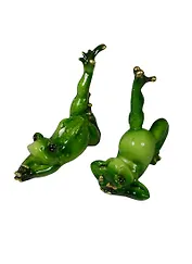 Фигурка Лягушка и фитнес (8,6х11) (16673)