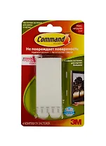 Застежки 04шт сцепляемые клейкие, легкоудал., для рамок и картин, макс 2кг, блистер, Command 3M