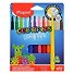 Фломастеры 12цв "COLOR'PEPS LONG LIFE", суперсмываемые, к/к, блист., Maped - 0