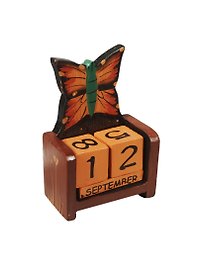 Календарь вечный дерево Бабочка (7,5х3,5х10) (870638)