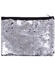 Папка для тетрадей А5 "Black c пайетками" на молнии