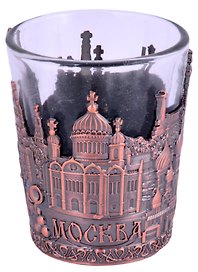 Стопка с мет.подставкой Москва цв.медь (505-19-CU)