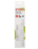 Рейсшина 22см метал. ролик, STAFF