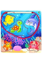 Игрушка, Развивающая игрушка: рамка-вкладка «Магнитная рыбалка 3» IG0019