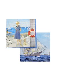 Набор салфеток для Декупажа Морское приключение (211407/LU361240) (2шт) (упаковка)